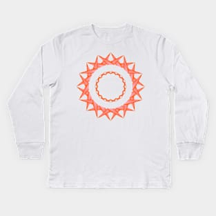 Red sun Kids Long Sleeve T-Shirt